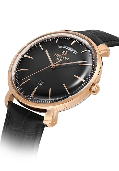 Hislon Men's Classic CL203R-04BR - Resim 4