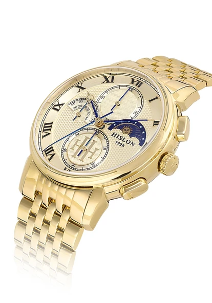 Hislon Men's Timeles's TM143G-02SG - Resim 4