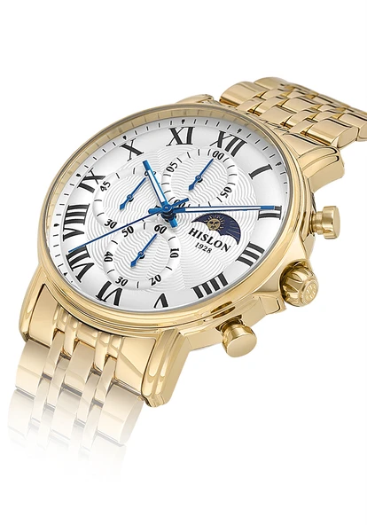 Hislon Men's Timeles's TM112G-02SG - Resim 6