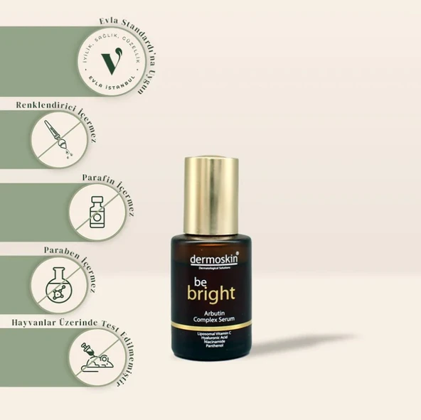 Dermoskin Be Bright Arbutin Complex Serum 30 Ml - Resim 3