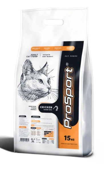 Prosport Balıklı Yetişkin Kedi Maması 15 kg ürün görseli 1