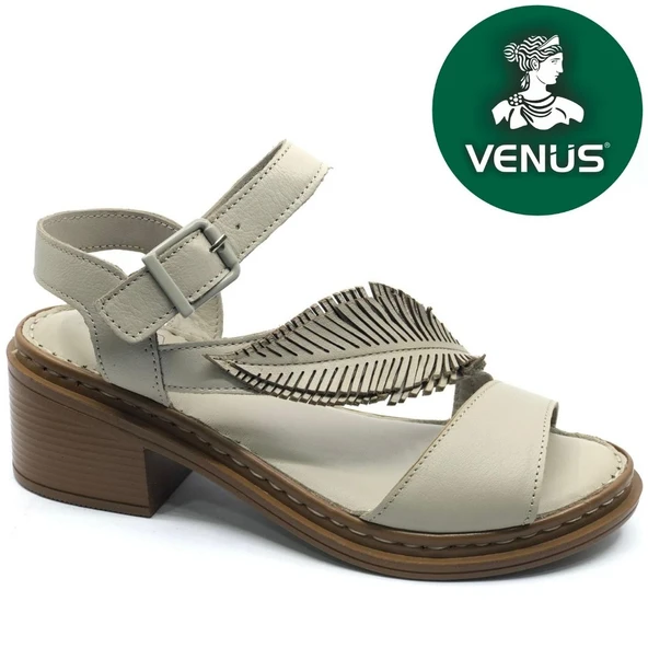 Venüs Mistae Hakiki Deri Comfort Ortopedik Kadın Sandalet ürün görseli 1