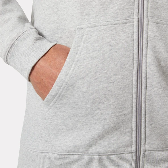 Klasik Logolu Fermuarlı Sweatshirt - Resim 4