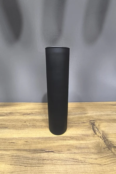 Silindir Cam Vazo Mat Seri 27 Cm Yükseklik 7.5 Genişlik Yeni Model Seri ürün görseli 1