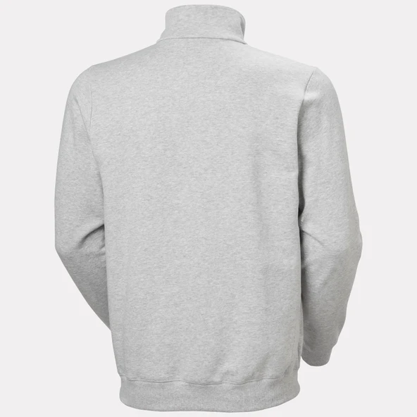 Klasik Logolu Fermuarlı Sweatshirt - Resim 6