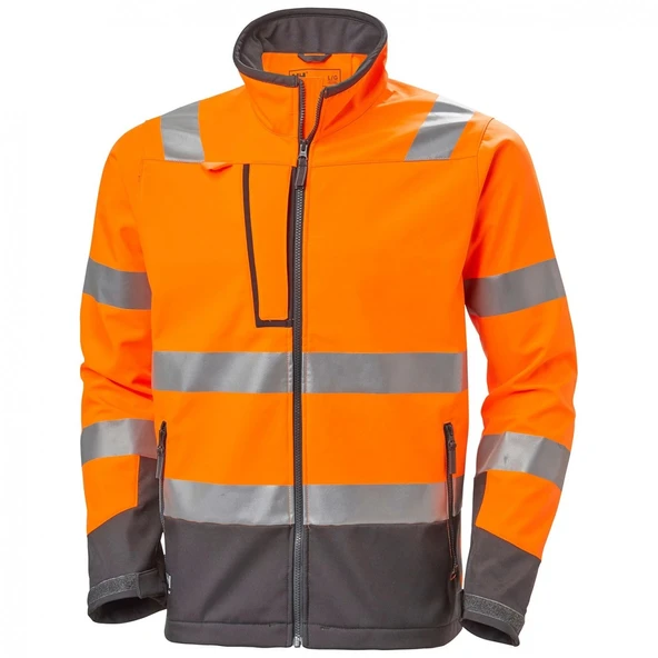 Helly Hansen Workwear Alna 2.0 Hı Vıs Softshell İşçi Montu -74095 ürün görseli 1