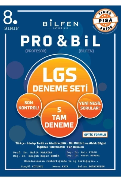 Bilfen 8.Sınıf Probil 5 Deneme ürün görseli 1