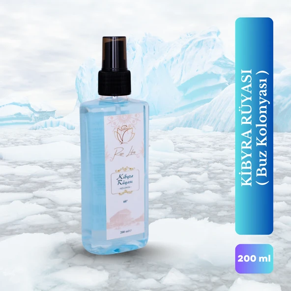 Kibyra Rüyası Buz Kolonyası 200 ml - Şoklayıcı Serinlik ve Ferahlık (Sprey) ürün görseli 1