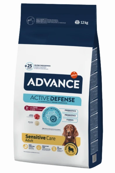 Advance sensitive köpek 12kg kuzu etli ve pirinçli hassas yetişkin köpek maması lamb rice ürün görseli 1