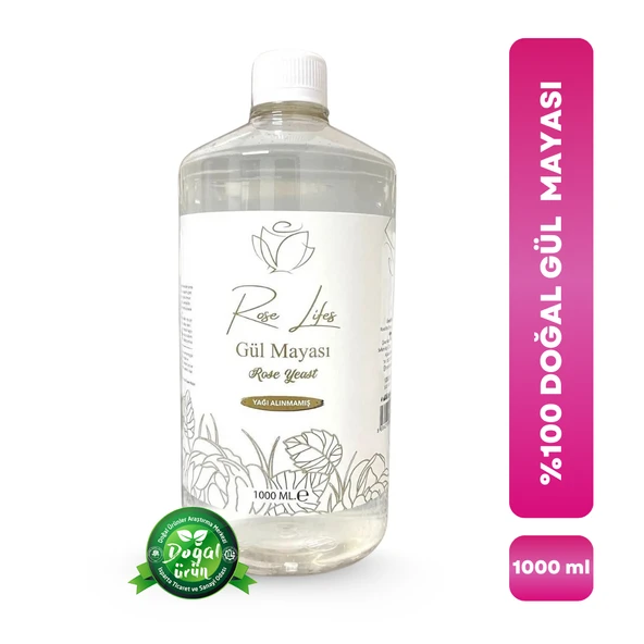 Yağı Alınmamış %100 Doğal Gül Mayası 1000 ml ürün görseli 1