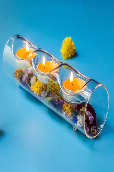Mumluk Yatay 3 Bölmeli Borosilikat Genişlik 9 Cm Uzunluk 34 Cm ürün görseli 1