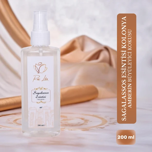 Sagalassos Esintisi Kolonya 200 ml - Amberin Büyüleyici Kokusu (Sprey Başlık) ürün görseli 1