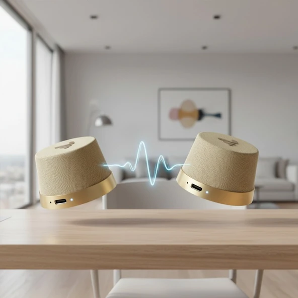 BM8 TWS Manyetik Mini Bluetooth Hoparlör - Resim 12