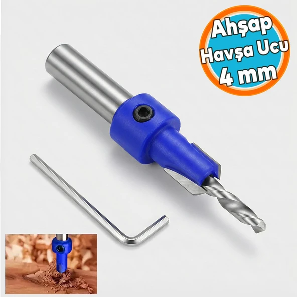 Ahşap Açma Havşa Matkap Ucu 4 mm Havşalı ürün görseli 1