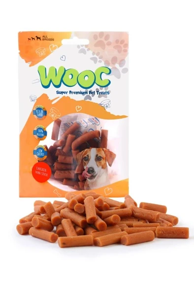 Wooc Dog Tavuklu Mini Stick Ödül Maması 80 Gr ürün görseli 1