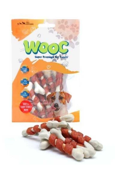 Wooc Dog Biftek Sargılı Kalsiyum Kemik 80 Gr ürün görseli 1