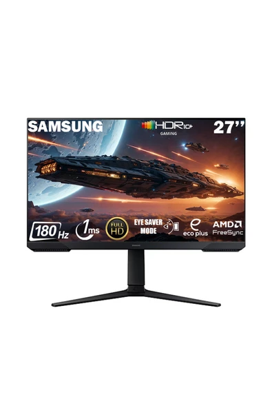 Samsung Odyssey G3 LS27DG302EUXUF 27 1 Ms Pivot VA 180 HZ Monitör ürün görseli 1