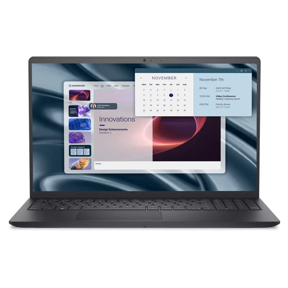 Dell Pro 15 Essential PV15255 Ryzen5 7520U 8GB 512SSD 15.6" FHD FreeDOS Dizüstü Bilgisayar ürün görseli 1