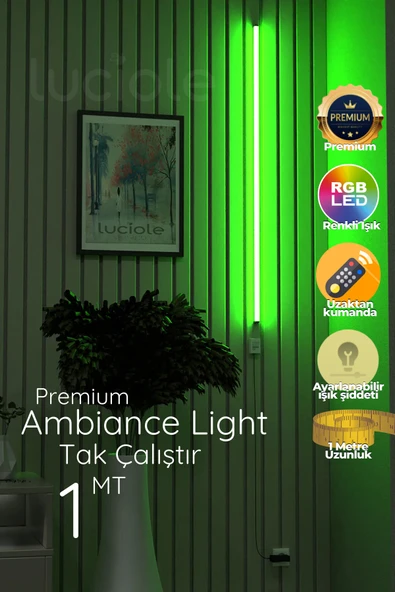 luciole Led köşe abajur ışık Uzaktan Kumandalı 16 Renk 4 animasyon yapışkanlı APLNEWGR ürün görseli 1