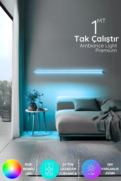 luciole Led Işık Rgb Kumandalı Dimmer light Tak Çalıştır Plus ürün görseli 1