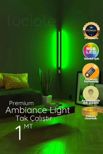 luciole Led Işık Uzaktan Kumandalı Yapışkanlı 16 Renk 4 Animasyon Legreen ürün görseli 1