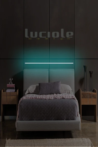 luciole Uzaktan Kumandalı LED lambader - Yatak üstü, tv yanı ,oturma odası - rgb çok renkli ürün görseli 1