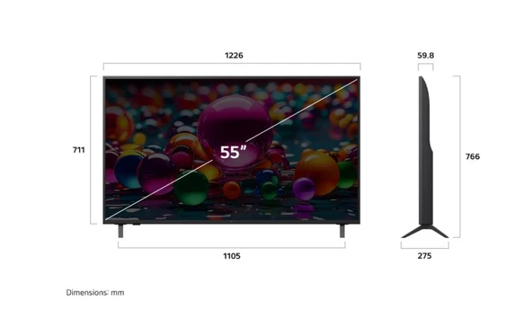LG 55UA84006LB 55" UHD SMART TELEVİZYON - Resim 2