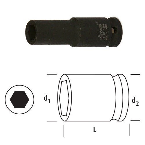 OSAKA LN14D12 UZUN LOKMA 1/4" 12 mm ürün görseli 1