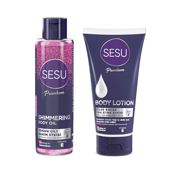 Sesu Vücut Yağı 150 + Vücut Losyonu 175 ml 2 li Set ürün görseli 1