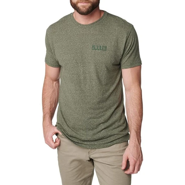 5.11 TIRBLENT LEGACY S/S MILITARY YESIL T-SHIRT ürün görseli 1
