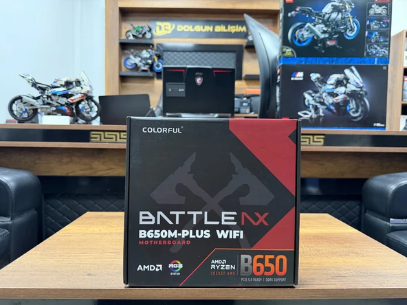 COLORFUL BATTLEAX B650M-PLUS WiFi V15 7600MHz mATX AM5 Anakart ürün görseli 1