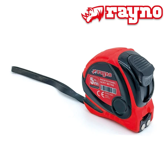 Rayno Profesyonel Şerit Metre 5m x 19mm - 11521 ürün görseli 1