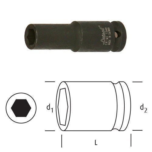 OSAKA LN12D15 UZUN LOKMA 1/2" 15 mm ürün görseli 1