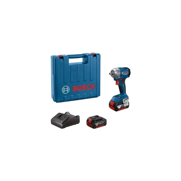 Bosch GDS 18V-350 Akülü Darbeli Somun Sıkma 2x4.0Ah 0.601.9M5.021 ürün görseli 1