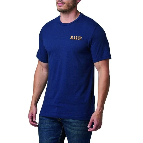 5.11 OVERLANDER SUNSET SS TEE LACIVERT TISORT - Resim 6