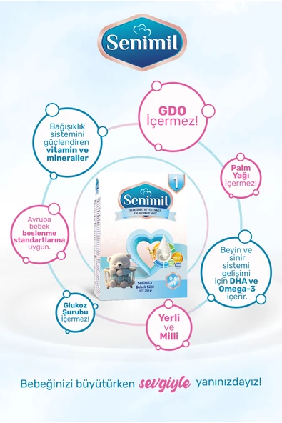 SENIMIL 1 BEBEK SÜTÜ 250 GR (0-6 AY) - Resim 4