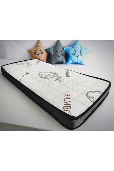 Bamboo KAPİTONELİ 70x110x10 SOFT BAMBOO BEBEK YATAĞI BMB-007 ürün görseli 1