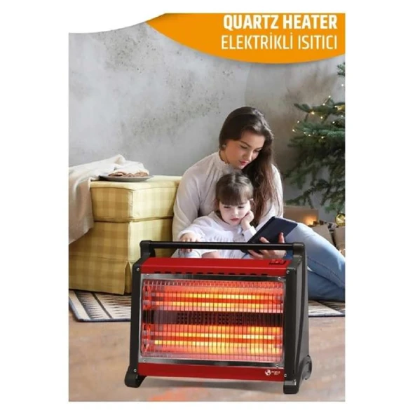 HİVA HS1001 1800W Elektrikli Isıtıcı 4X4 ürün görseli 1