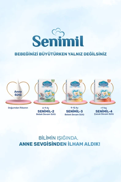 SENIMIL 3 BEBEK DEVAM SÜTÜ 250 GR (9-12 AY) - Resim 5