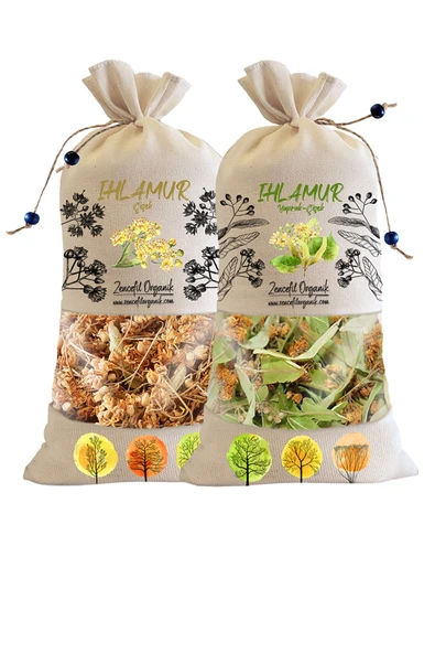 Bez Torba Çiçek Ihlamur 140 Gr. + Yaprak Çiçek Ihlamur 80 Gr. Özel Seçme Ürün Linden 220 Gr. ürün görseli 1
