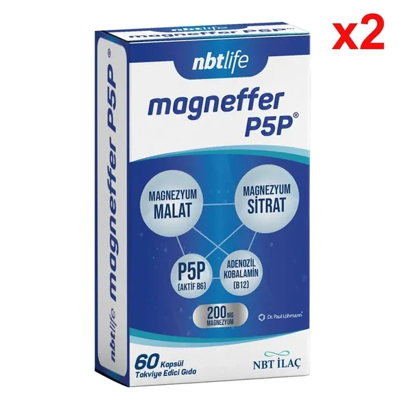 Nbt Life Magneffer P5P 60 Kapsül 2 Adet ürün görseli 1