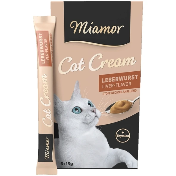 Mıamor Cream Ciğerli Kedi Ödülü 6x15 G ürün görseli 1