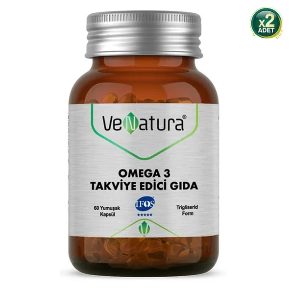 Venatura Omega 3 60 Kapsül 2 adet ürün görseli 1