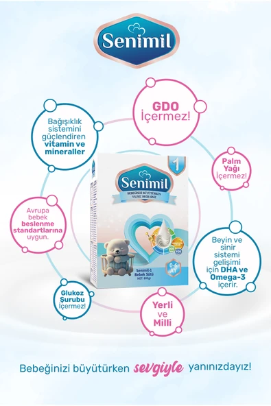 SENIMIL 1 BEBEK SÜTÜ 800 GR (0-6 AY) - Resim 4