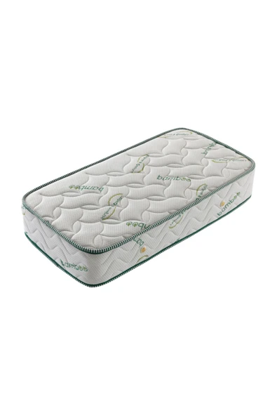 Bamboo Yeni Nesil Kumaş Ortopedik Yaylı Yatak Lüx Soft Ortopedik Yaylı Yatak 90x200 cm Yaylı Yatak ürün görseli 1