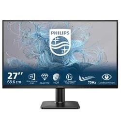 Philips 27" 27E2N1500L/00 IPS 2K 4ms 2560x1440 75Hz DP/HDMI/VESA Monitör Siyah ürün görseli 1