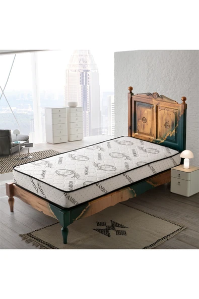 Heyner Bamboo Jakarlı Ortopedik Yaylı Yatak Tek Kişilik Çift Kişilik Ve Bebek Yatakları ürün görseli 1