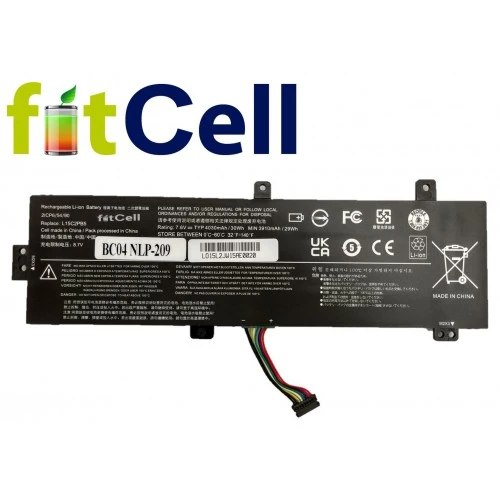 FitCell Lenovo 5B10K87721 5B10K88299 uyumlu Laptop Notebook Batarya - Pil ürün görseli 1