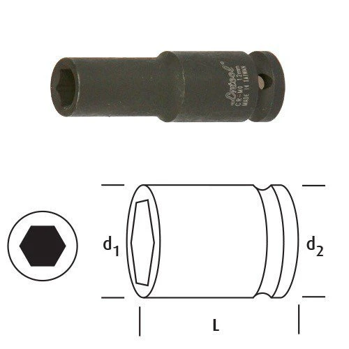 OSAKA LN38ID1/2 INCH UZUN LOKMA 3/8" 1/2 ürün görseli 1