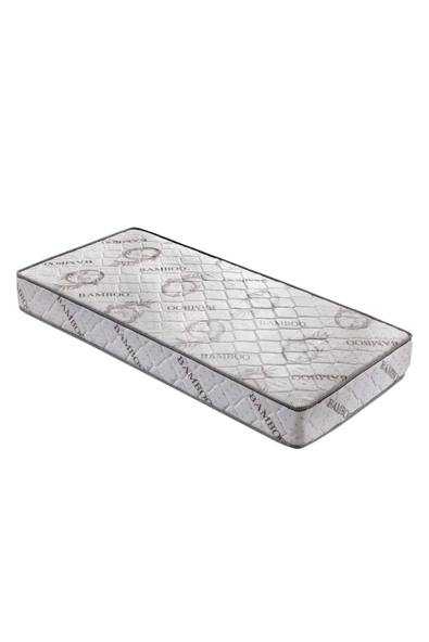 POOLY 80x160 Ortopedik Tek Kişilik Bambu Desenli Yaylı Yatak 80*160 ürün görseli 1